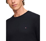 Tommy Hilfiger Mens Thermal Long Sleeve Crewneck T-Shirt Navy XXL