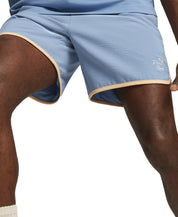 Puma Men Regular fit Athletic Shorts XXL Blue Solid