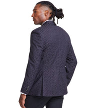 Tayion Mens Classic fit Suit Jacket Blazer 46 L Black Floral