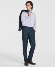 Calvin Klein Mens Slim fit  Wool Dress Pants 33 / 32 Green Solid