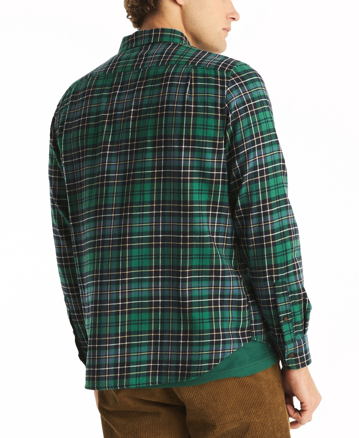 Nautica Mens Classic fit Long Sleeve Button-Up Shirt XL Blue Plaid