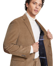 Tommy Hilfiger Mens Modern fit Corduroy Sport Coat Blazer 38 S Brown Stretch