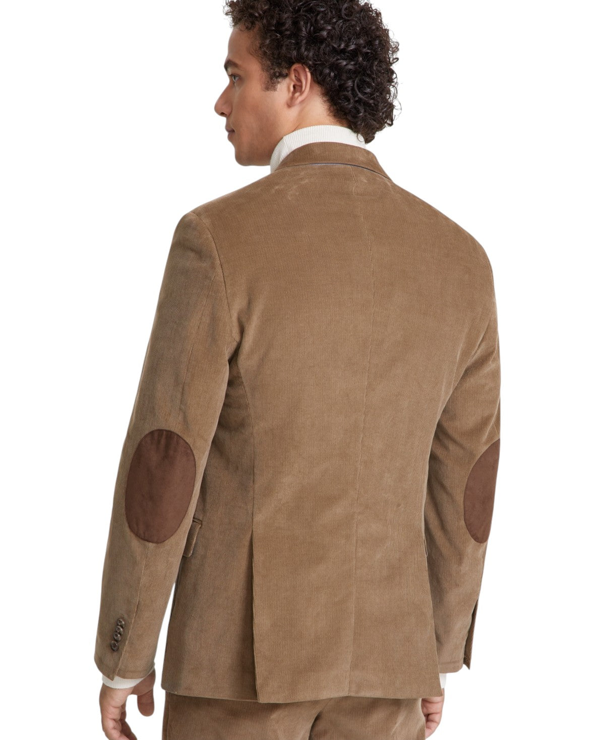 Tommy Hilfiger Mens Modern fit Corduroy Sport Coat Blazer 38 S Brown Stretch