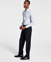 Michael Kors Mens Classic fit Wool Dress Pants 42 / 29 Black Solid