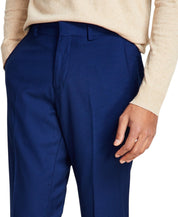 Kenneth Cole Mens Slim fit Dress Pants 38 / 29 Navy Blue Solid