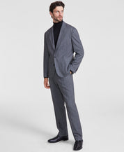 Hugo Boss Mens Modern fit 2 Piece Suit 44 R / 37 Waist Grey Solid
