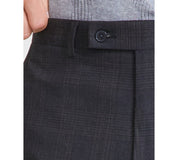 Calvin Klein Mens Slim fit Dress Pants 38 / 32 Charcoal Grey Plaid