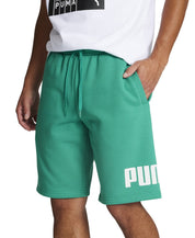 Puma Mens Regular fit Sweat Shorts Shorts XXL Green Solid
