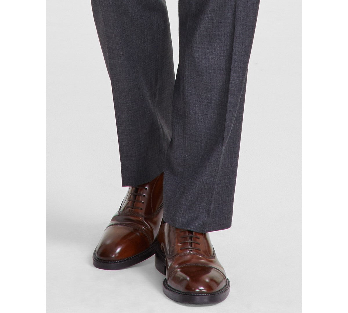 Tallia Mens Classic fit Dress Pants 38 / 32 Charcoal Grey