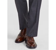 Tallia Mens Classic fit Dress Pants 42 / 30 Charcoal Grey Solid