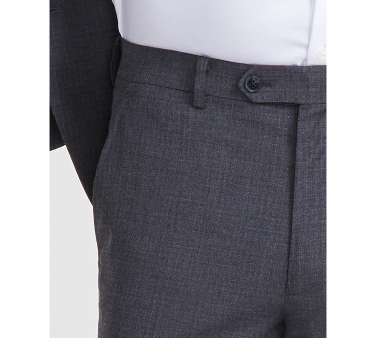 Tallia Mens Classic fit Dress Pants 42 / 30 Dark Grey Solid