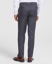 Tallia Mens Classic fit Dress Pants 42 / 30 Charcoal Grey Solid