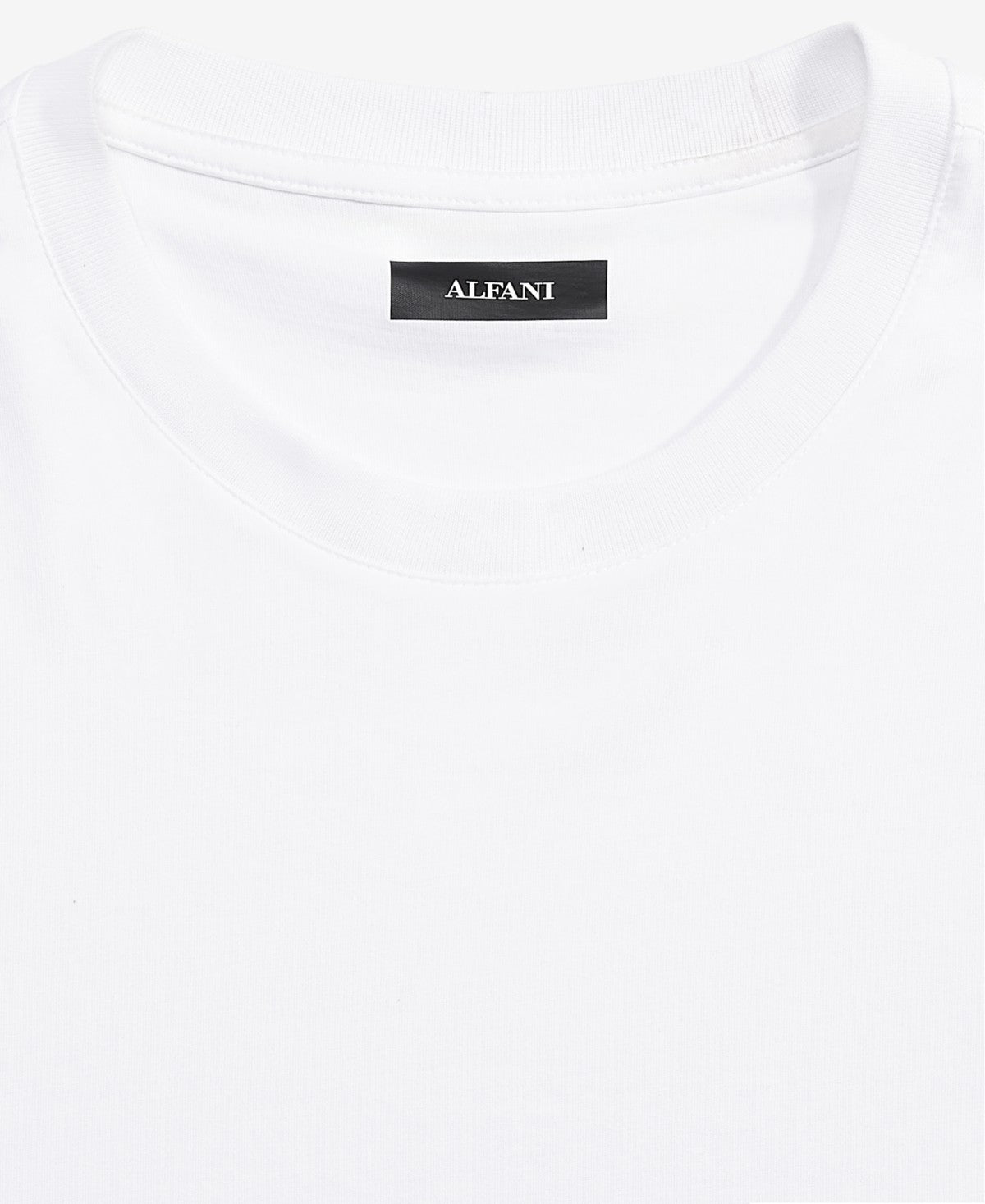 Alfani Mens Regular fit Short Sleeve T-Shirt Shirt XXL White