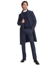 Tommy Hilfiger Mens Modern fit Overcoat Coat 36 S Blue Solid
