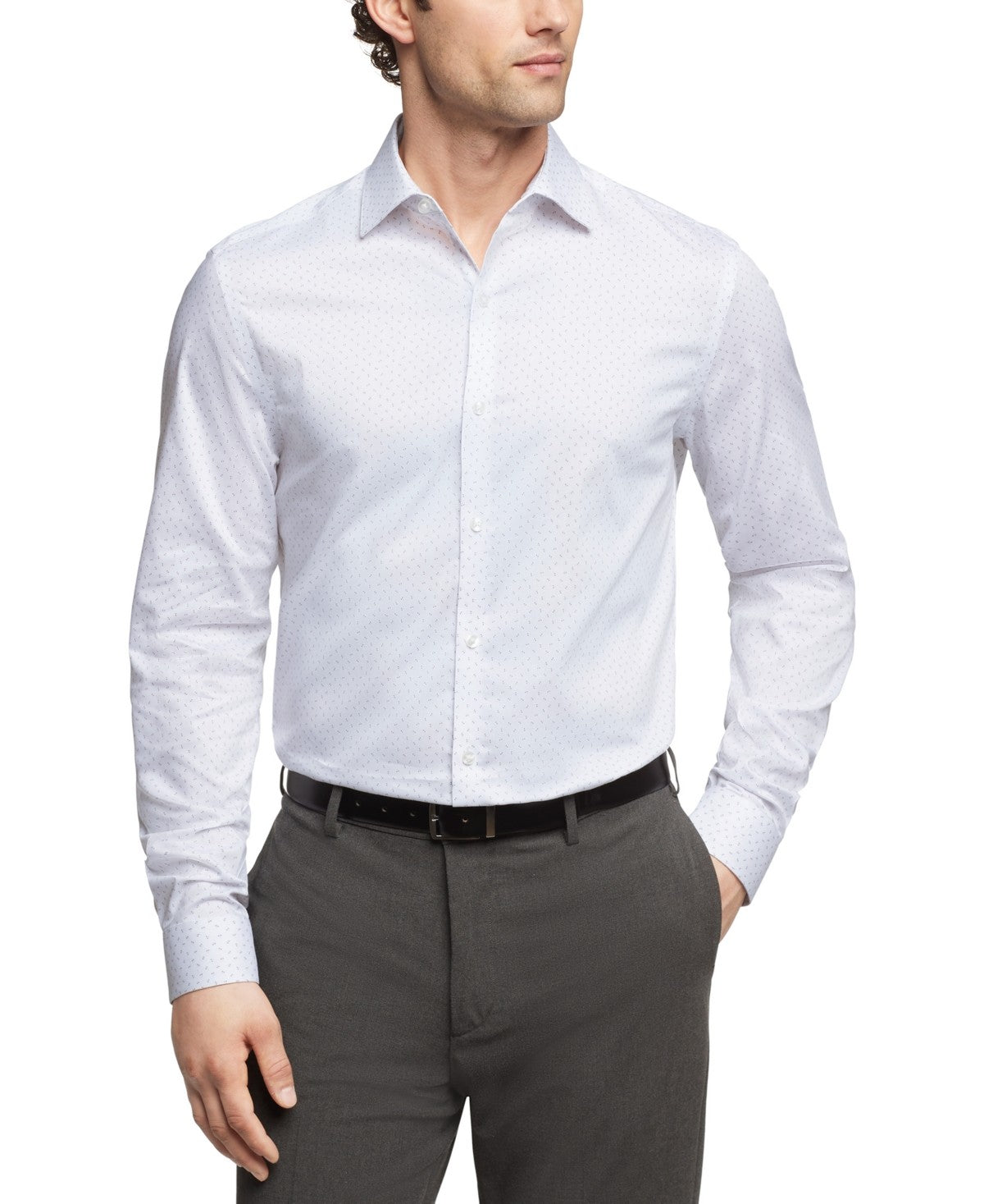 Van Heusen Mens Regular fit Dress Shirt XL 17-17.5 34-35 Pink