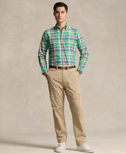 Polo Ralph Lauren Men's Classic-Fit Performance Oxford Shirt Green Blue XXL
