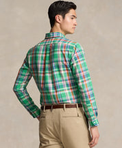 Polo Ralph Lauren Men's Classic-Fit Performance Oxford Shirt Green Blue XXL