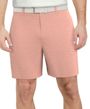 Pga Tour Mens Regular fit Golf Shorts 40 Pink Plaid