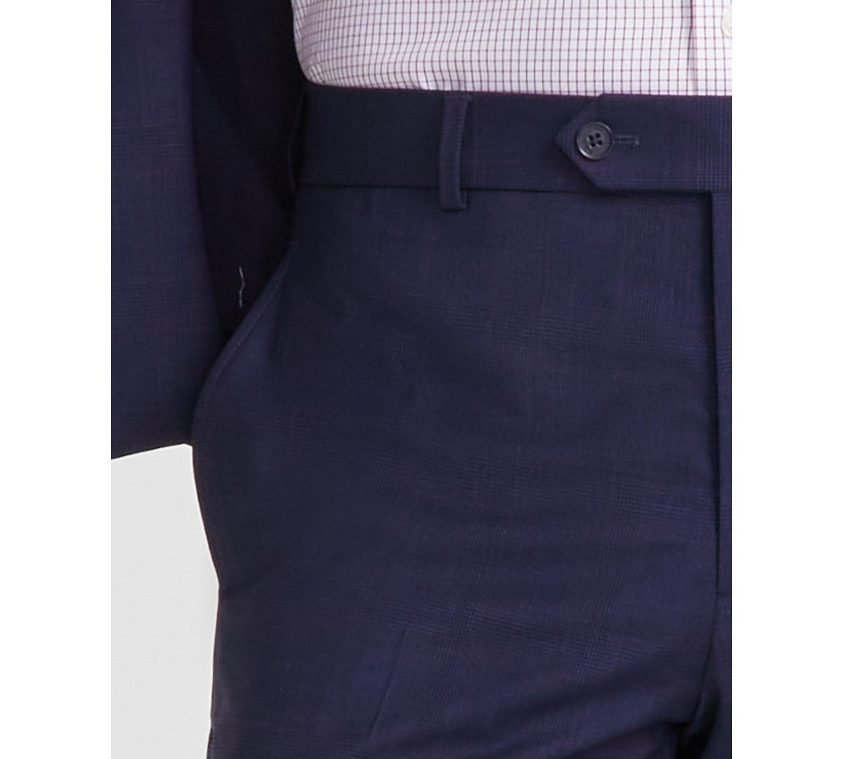 Brooks Brothers Mens Classic fit Wool Dress Pants 38 / 32 Blue Plaid