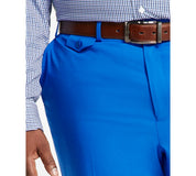 Tayion Collection Mens Classic fit Dress Pants 46 / 32 Blue Solid