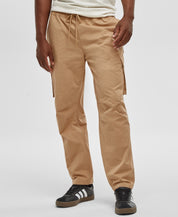 Mode of One Men's Pull On Tan in Cargo Pants Brown Large