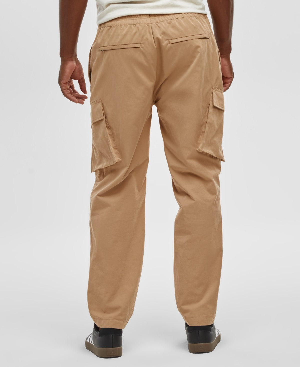 Mode of One Men's Pull On Tan in Cargo Pants Brown Large