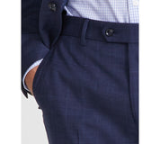 Tommy Hilfiger Mens Modern fit Dress Pants 32 / 30 Navy Blue Plaid