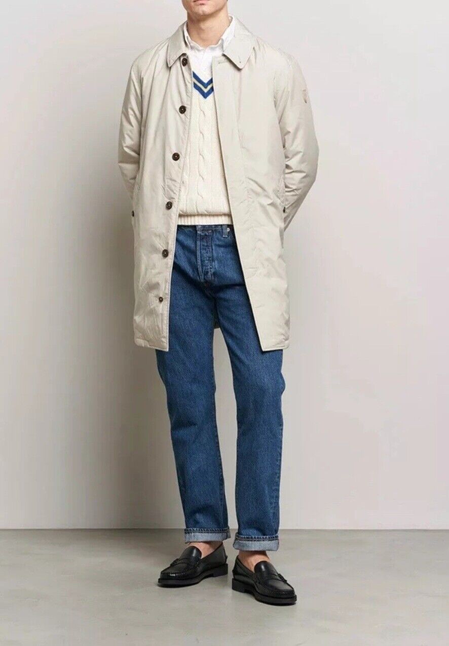 Polo Ralph Lauren Men's Packable Walking Coat Beige XXL 2XL