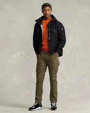 Polo Ralph Lauren RLX Mens Water Repellent Ripstop Jacket Lage Black