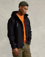 Polo Ralph Lauren RLX Mens Water Repellent Ripstop Jacket Lage Black