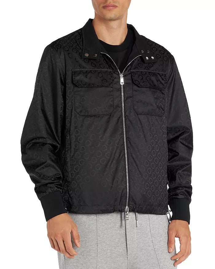 Moncler Mens Black Flamenne Reversible Jacket Size 1 / Small Full Zip