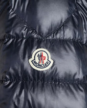 Moncler Isidore Mens Reversible Puffer Jacket Coat Size 4/ XL Dark Blue