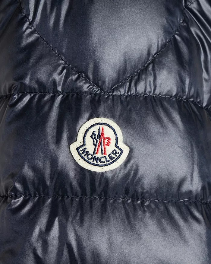 Moncler Isidore Mens Reversible Puffer Jacket Coat Size 4/ XL Dark Blue