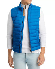 Herno Nuage Nylon Quilted Down Vest EU 54 US 44 Turquoise Blue
