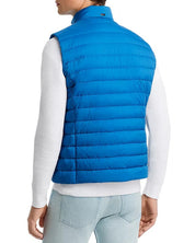 Herno Nuage Nylon Quilted Down Vest EU 54 US 44 Turquoise Blue