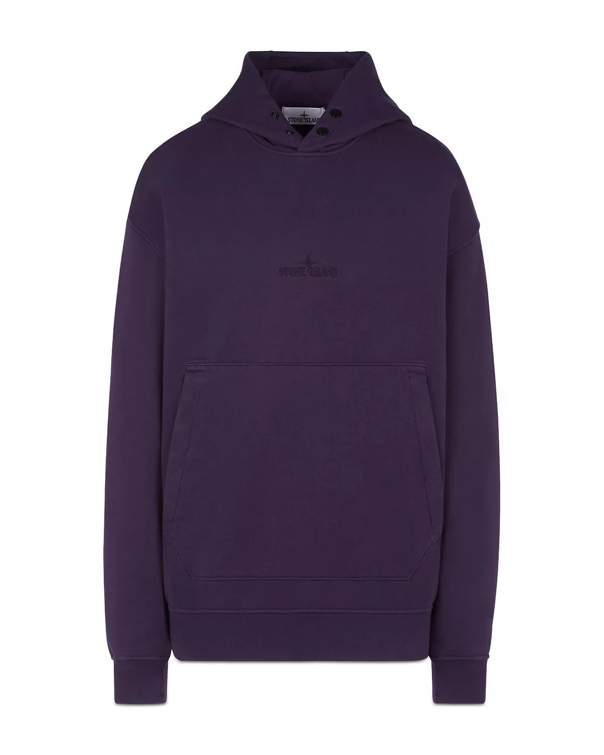 Stone Island Mens Garment Dyed Hoodie Sweatshirt XL Purple