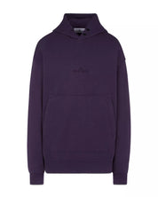 Stone Island Mens Garment Dyed Hoodie Sweatshirt XL Purple