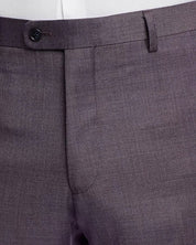 John Varvatos Star USA Mens Sharkskin Slim Fit Suit Dress Pants Size 36 Purple