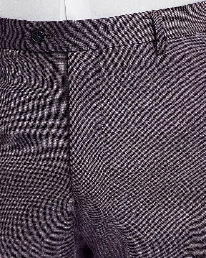 John Varvatos Star USA Mens Sharkskin Slim Fit Suit Dress Pants Size 36 Purple