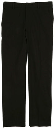 Perry Ellis Mens Modern fit Dress Pants 44 / 32 Dark Grey Solid Stretch