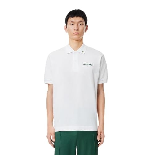 Lacoste Mens Regular fit Short Sleeve Polo Shirt XXL White Solid