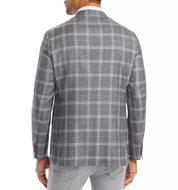 Jack Victor Mens Midland Regular Fit Plaid Sport Coat 42L Plaid