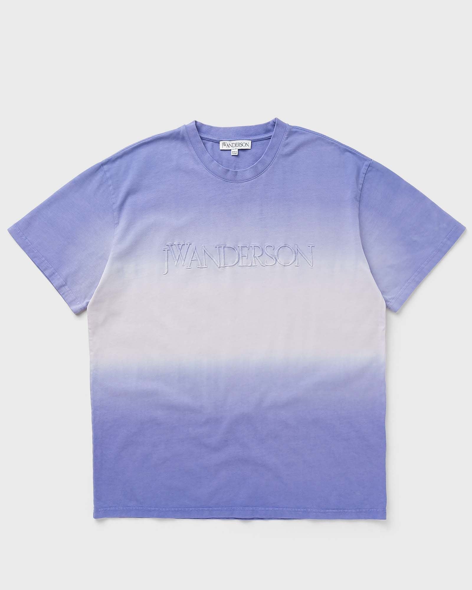 JW Anderson Men Relaxed fit Short Sleeve T-Shirt Shirt Medium Purple White