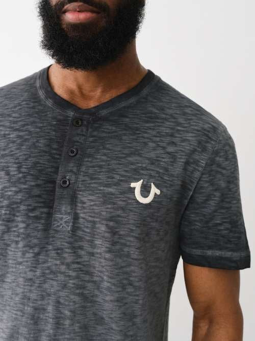 True Religion Mens Regular fit T-Shirt Shirt Small Black