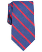 Club Room Mens Stripe Neck Tie BLUE/RED