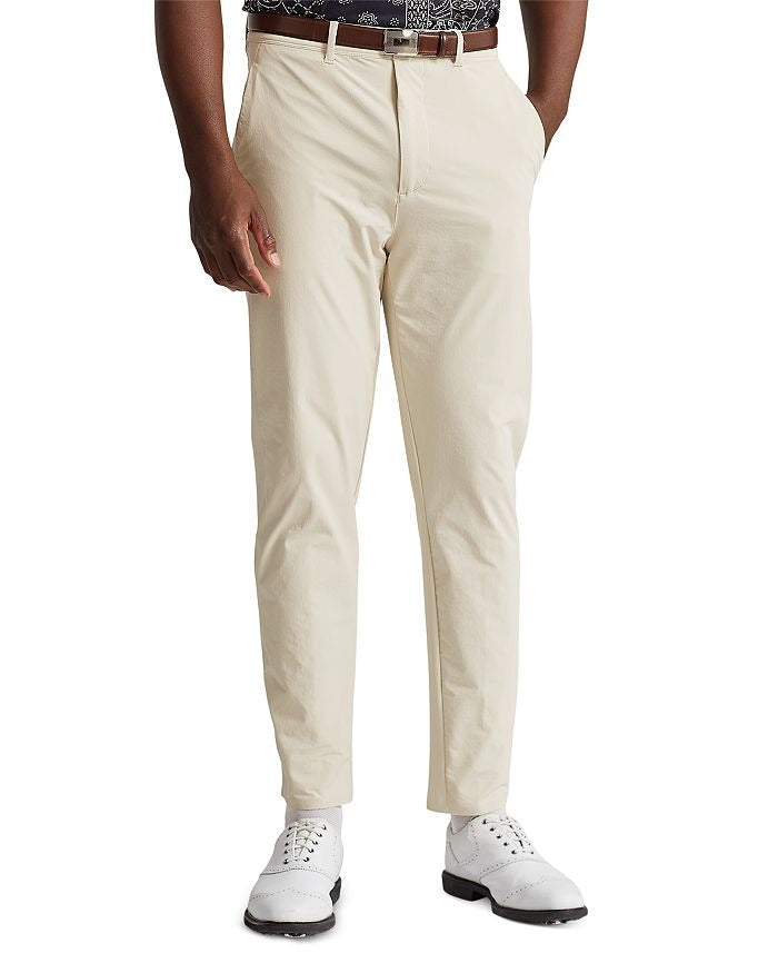 Polo Ralph Lauren Mens Rlx Slim Fit Performance Birdseye Pants Beige 32 x 32