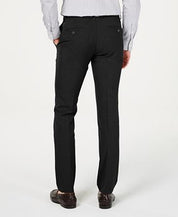 Kenneth Cole Mens Skinny fit Dress Pants 32 / 30 Black Solid Stretch
