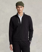 Polo Ralph Lauren RLX Mens Performance Zip-Front Jersey Jacket XXL 2XL Black