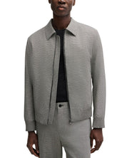 Hugo Boss Mens Slim fit Casual Coat Hanry Wing Jacket 44 R Grey Black