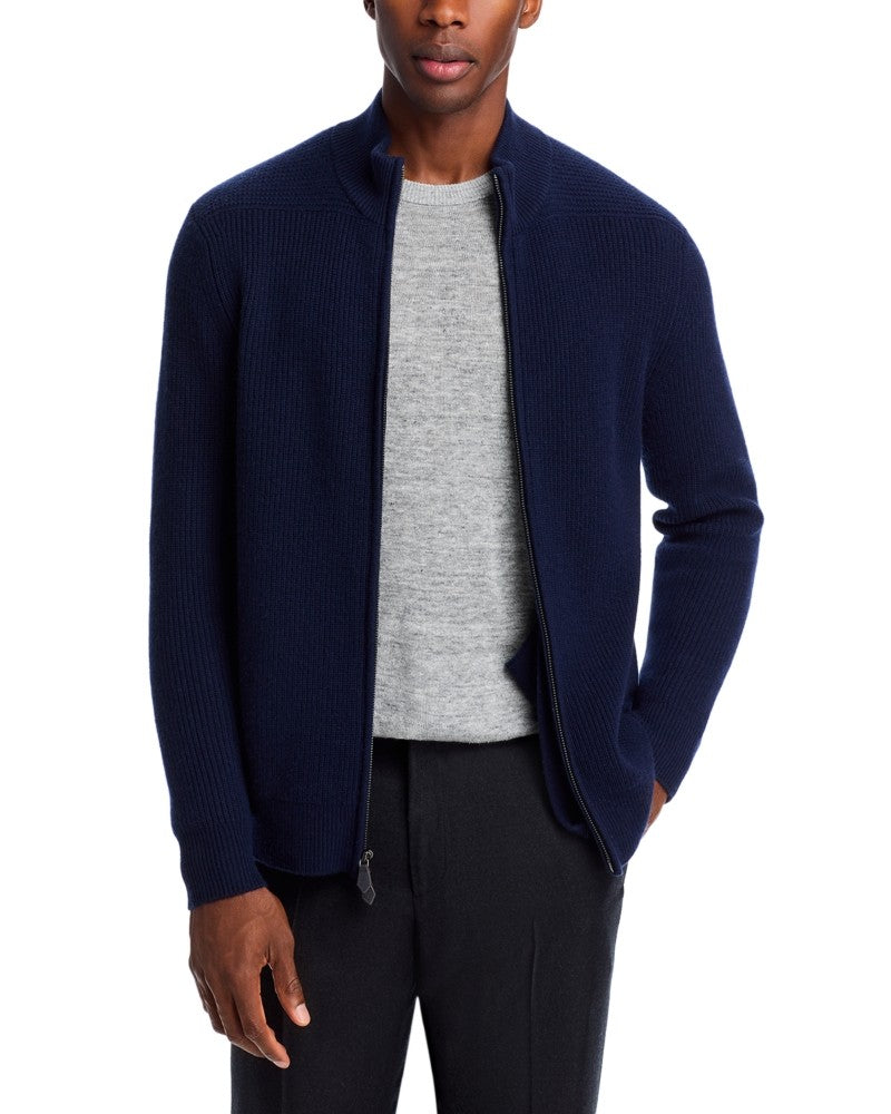 The Men's Store Mens Regular fit Long Sleeve Cardigan Sweater Medium Blue